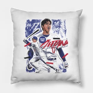 Shohei Ohtani Los Angeles D Collage Pillow