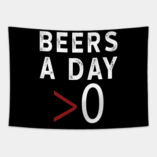 More Than Zero Beers A Day Tapestry