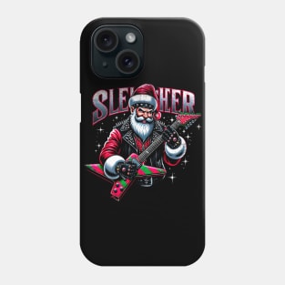 Sleigher Santa Claus Rock Christmas Phone Case