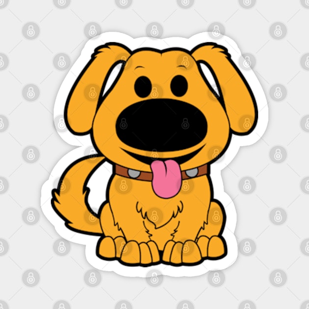 Doug The Dog Magnet by mighty corps studio