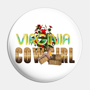 Virginia Cowgirl Pin