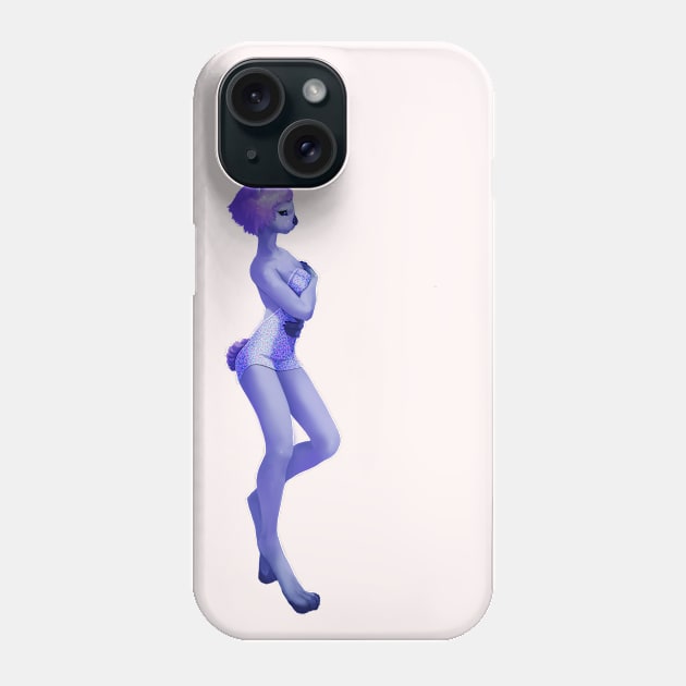 Purple Bunny Phone Case by Welsharess