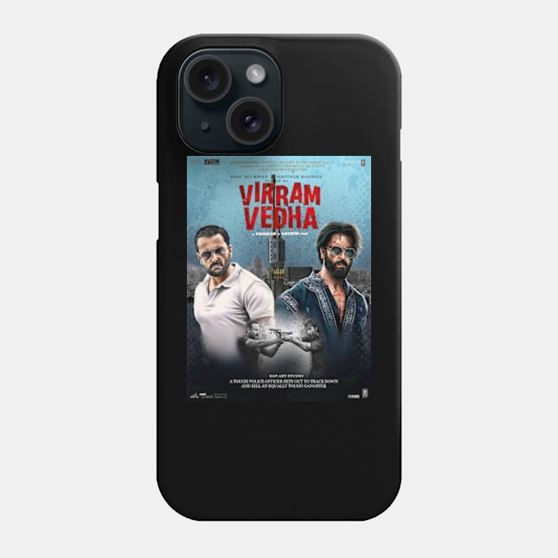 Vikram Vedha Phone Case by SAN ART STUDIO 