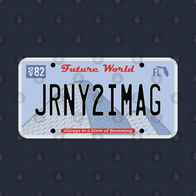 JRNY2IMAG License Plate by Kevin Hedet