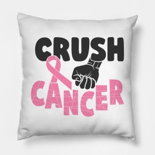 crush cancer Pillow