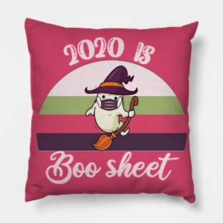 2020 is boo sheet Pillow