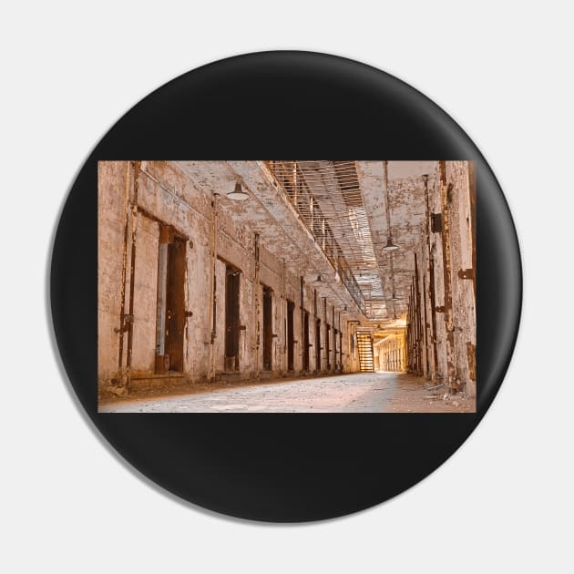 Glowing Prison Corridor Pin by somadjinn