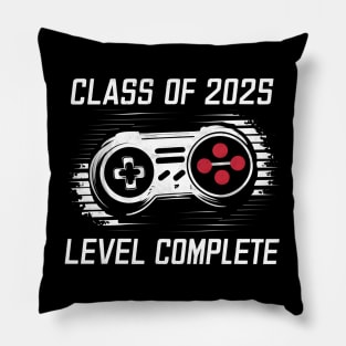 Class Of 2025 Level Complete 2025 Graduation Gamer Grad Pillow