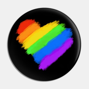 lbgt heart Pin