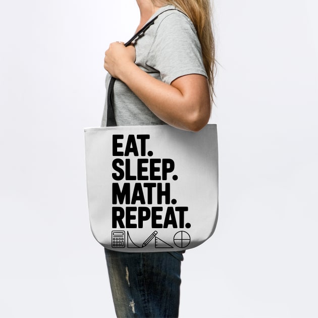 Eat. Sleep. Math. Repeat. by Frank Ring