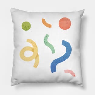 Pastel Shapes Pillow