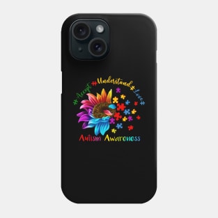 Accept Understand Love Autism Awareness Flower Autism Phone Case