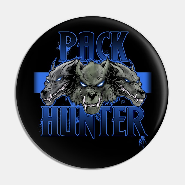 Pack Hunter (Blue) Pin by SilverBaX