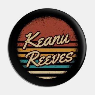 Keanu Reeves Retro Style Pin