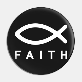 FAITH - Fish Symbol Pin