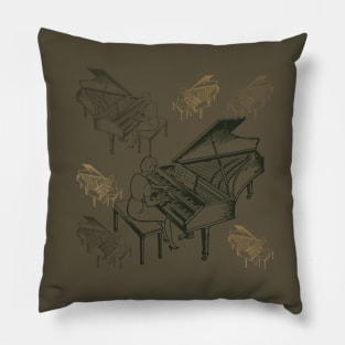 Harpsichord Camo Pillow