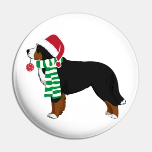 Bernese Mountain Dog - Holiday Christmas Dog Pin