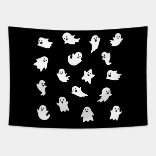 Cute ghosts Halloween pattern Tapestry