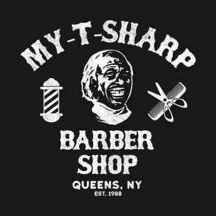 MY-T-Sharp Barber Shop - Queens, NY Est. 1988 - vintage logo T-Shirt