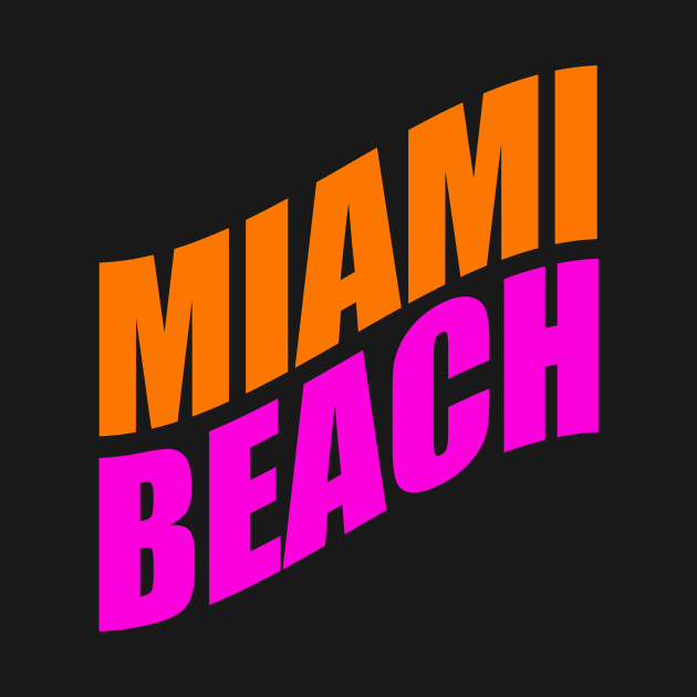 Miami beach by Evergreen Tee