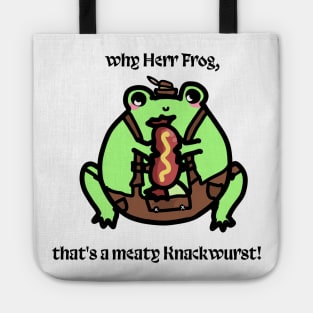 Saucy Frogs Around Europe ; Herr Frog Tote