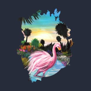 Flamingos Paradise T-Shirt