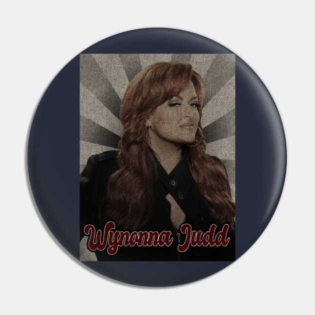 Wynonna Judd Classic Pin by StickMen