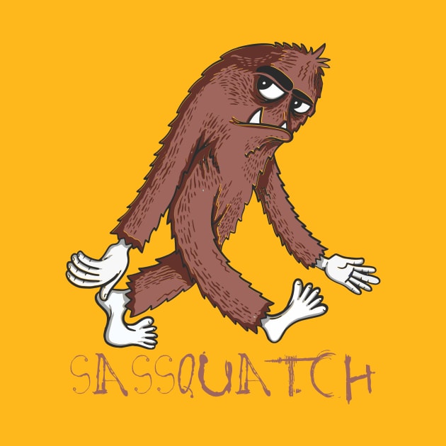 Sassquatch - Badass With An Attitude To Match by Crazy Collective