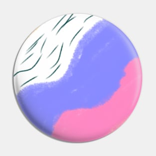 Pink yellow purple watercolor art design Pin