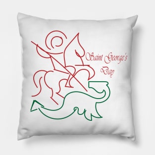 Saint George's Day Pillow