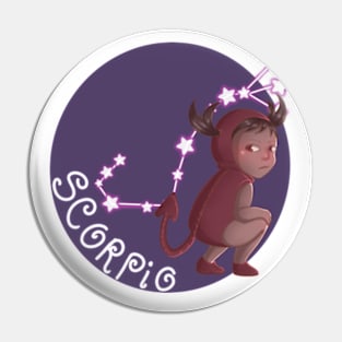 Scorpio Baby Pin