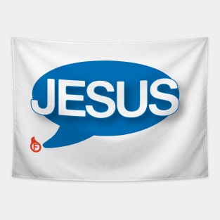 Firebrand Jesus Logo Tapestry