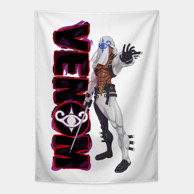 Venom (Guilty Gear XRD) RELOADED Tapestry by RFillustrations