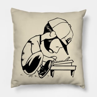 J Dilla Sketch Pillow