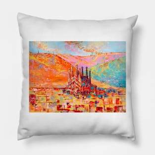 Golden Barcelona Pillow