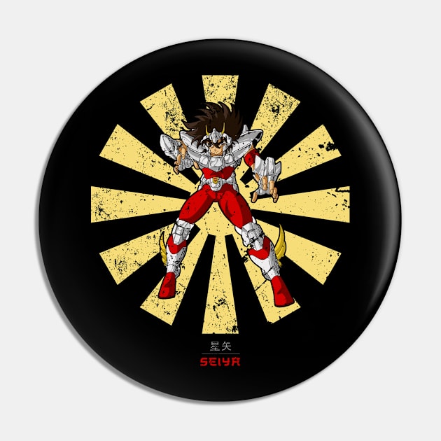 Pegasus Seiya Retro Japanese Pin by Nova5