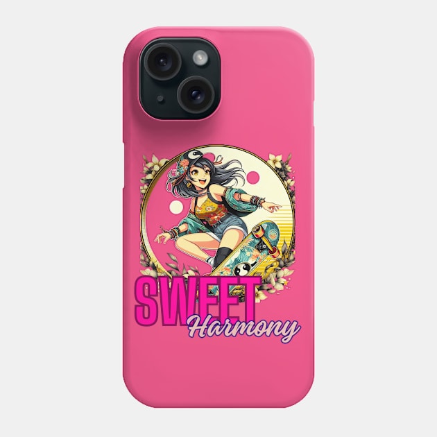 Kawaii, Anime Girl, Sweet Harmony Phone Case by Catsie Cat