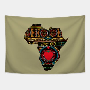 Africa in my heart Tapestry