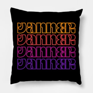 Repeat Vanner (Retro Sunset/F&B) Pillow