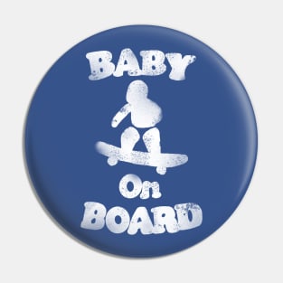 Distressed Baby on Board Pin