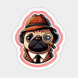 Detective dog Magnet