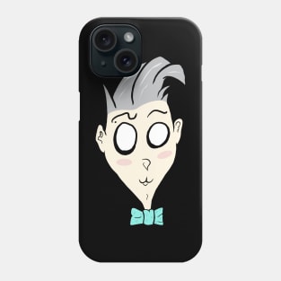 Stay weird quirky ghostly caricature Phone Case