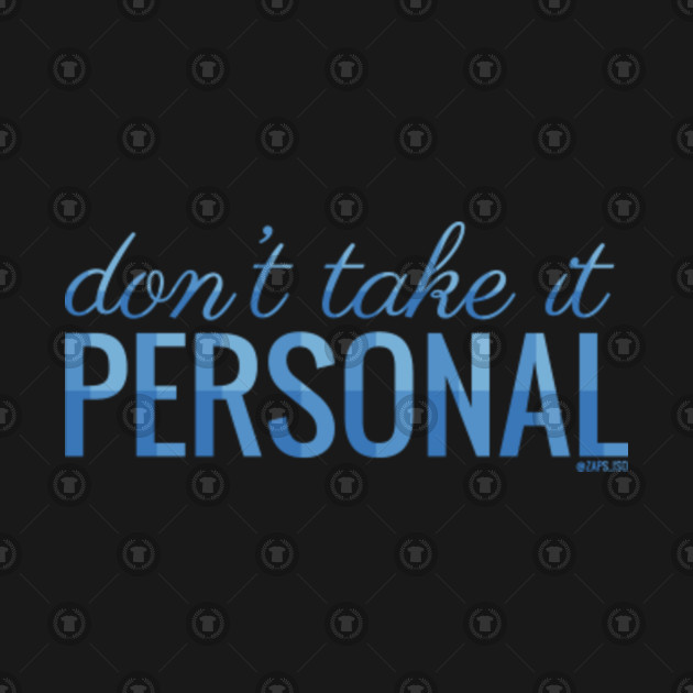 Don't Take Personal Lyrics Don’t Take It Personal Text Lyrics Design Blue HRVY The Vamps Quote