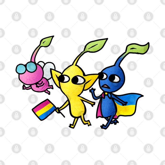 Pride Pikmin Pansexual by KatieRose