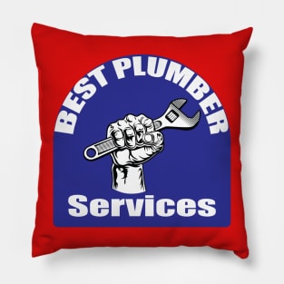 Best Plumber Services wrench feast with wrench design for Plumber and pipefitters Pillow