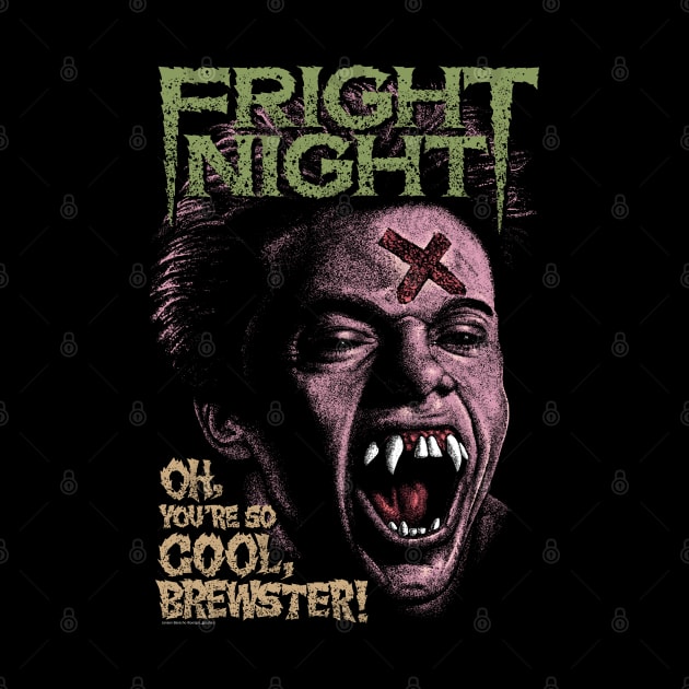 Fright Night, Horror, Cult Classic, Vampire by PeligroGraphics