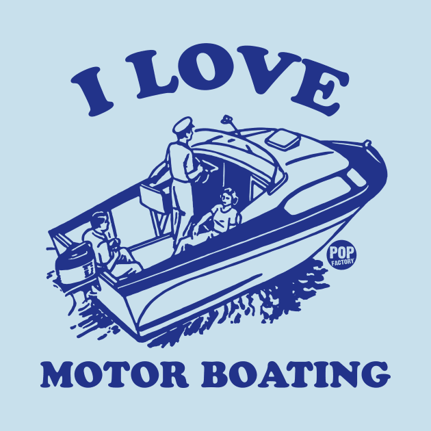 MOTOR BOATING by toddgoldmanart