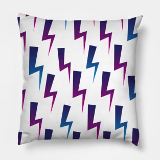 Gradient Electric Shock/Bolt Design Pillow