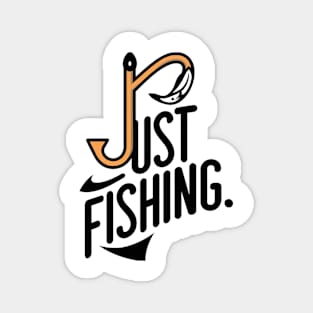 Just Fishing Tee Magnet