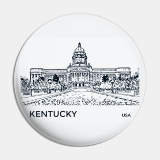 Kentucky State USA Pin